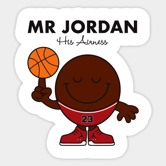 Mr Jordan Sticker by Woah_Jonny